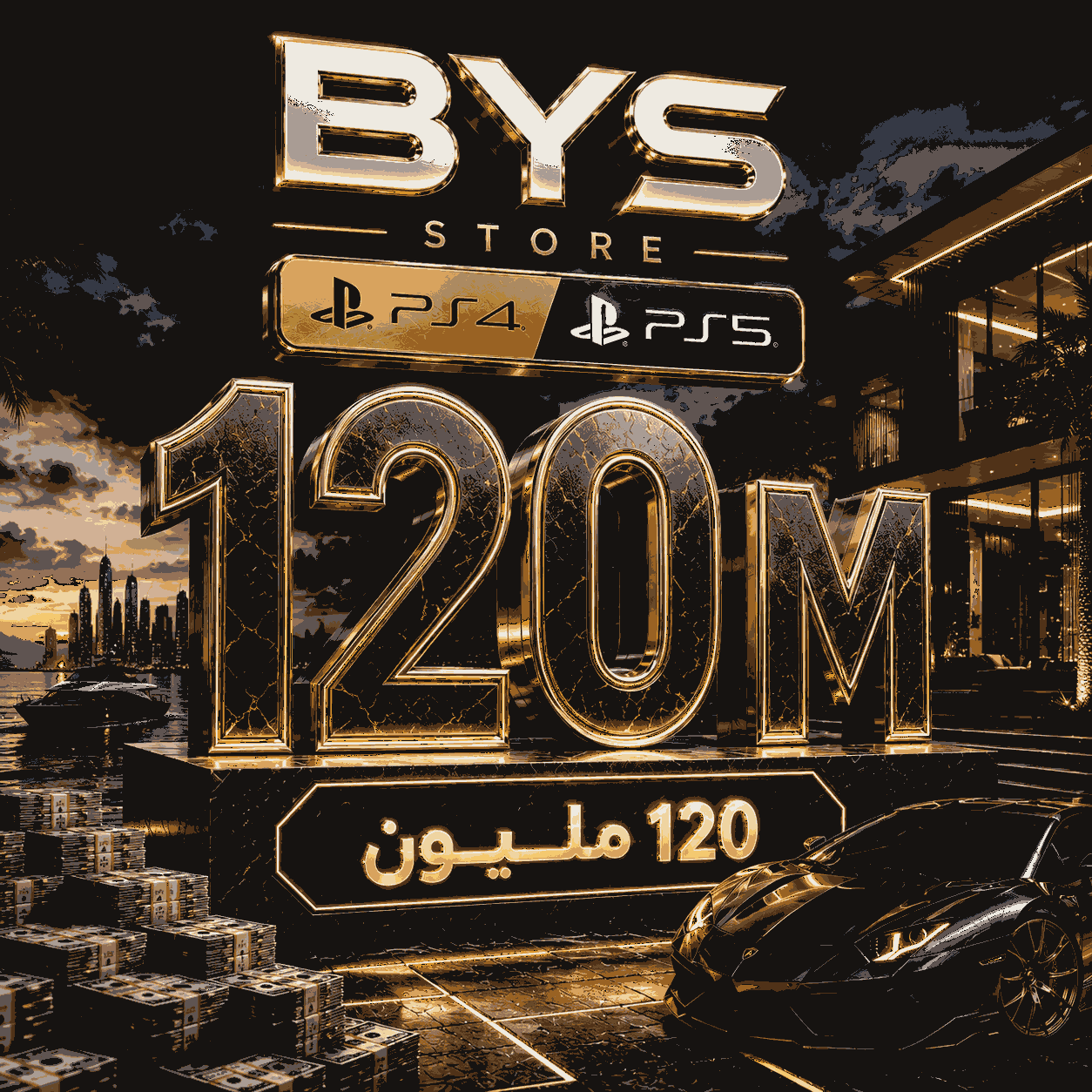 120 مليون كاش